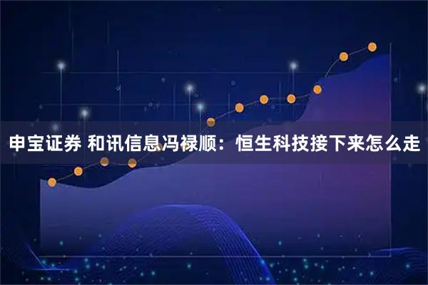 申宝证券 和讯信息冯禄顺：恒生科技接下来怎么走