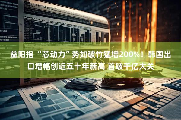 益阳指 “芯动力”势如破竹猛增200%！韩国出口增幅创近五十年新高 首破千亿大关