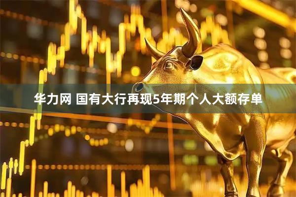 华力网 国有大行再现5年期个人大额存单